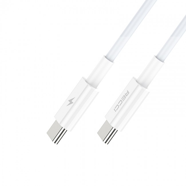 Recci RC77E GaN Teknolojili Hızlı Şarj Başlığı Type-C to Type-C PD 30W Kablolu Şarj Seti Recci RC77E GaN Teknolojili Hızlı Şarj Başlığı Type-C to Type-C PD 30W Kablolu Şarj Seti