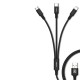 Recci RCS-D120 Fast Wind Serisi 3in1 USB-A to Lightning – Type-C – Micro Şarj ve Data Kablosu 1.2M Recci RCS-D120 Fast Wind Serisi 3in1 USB-A to Lightning – Type-C – Micro Şarj ve Data Kablosu 1.2M