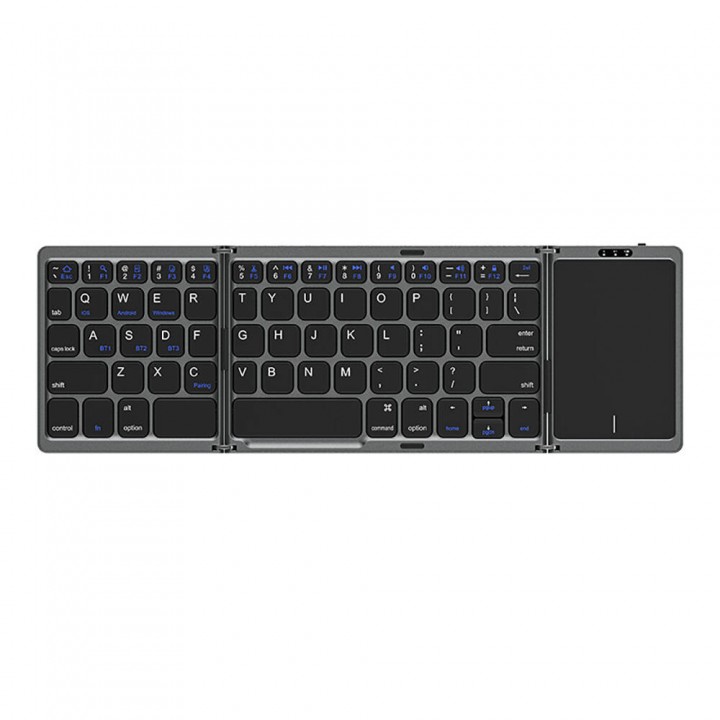 Recci RCS-K01 Katlanabilir Kablosuz Multifonksiyonel Touchpad Klavye