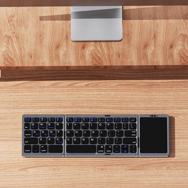Recci RCS-K01 Katlanabilir Kablosuz Multifonksiyonel Touchpad Klavye Recci RCS-K01 Katlanabilir Kablosuz Multifonksiyonel Touchpad Klavye
