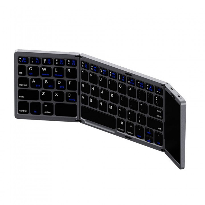 Recci RCS-K01 Katlanabilir Kablosuz Multifonksiyonel Touchpad Klavye