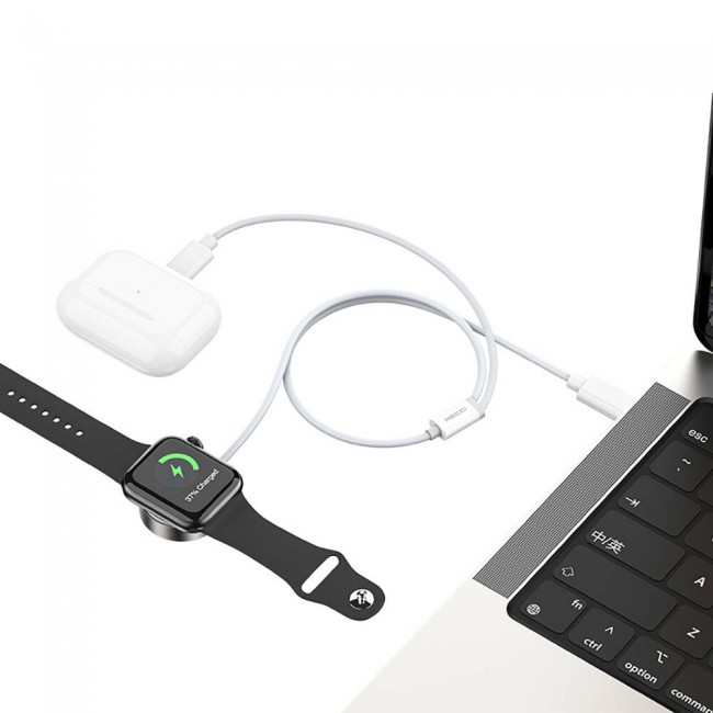Recci RCW-39 2in1 Akıllı Saat Wireless Şarj Kablosu Recci RCW-39 2in1 Akıllı Saat Wireless Şarj Kablosu