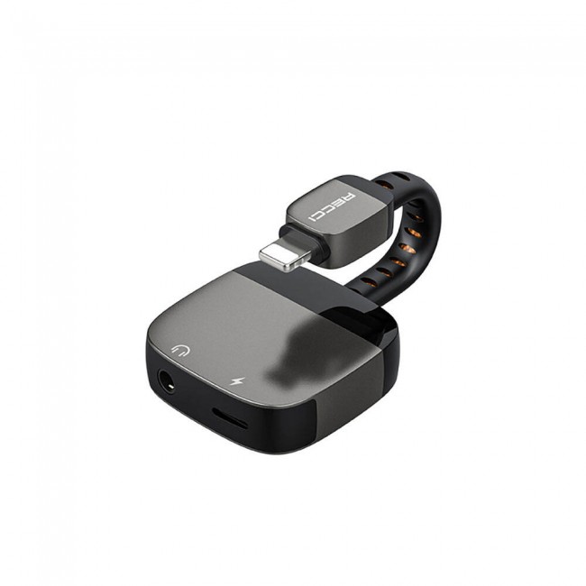 Recci RDS-A12 Lightning 2in1 Şarj ve Ses Adaptörü Recci RDS-A12 Lightning 2in1 Şarj ve Ses Adaptörü