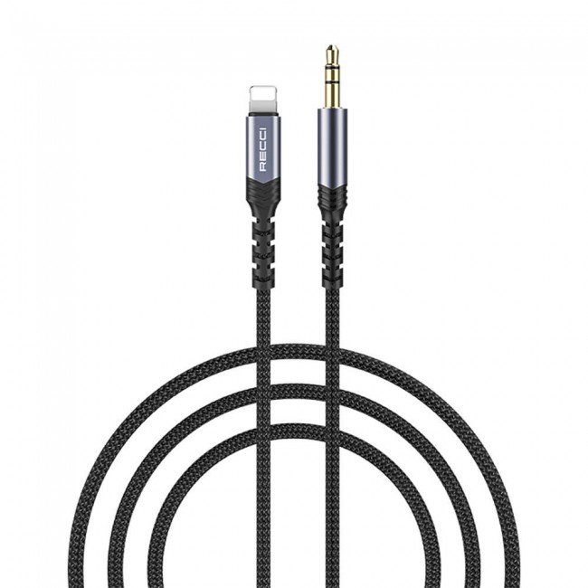 Recci RDS-A26 Lightning to 3.5mm AUX Audio Kablo Recci RDS-A26 Lightning to 3.5mm AUX Audio Kablo