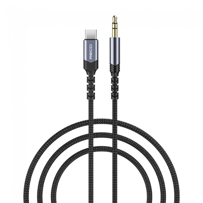 Recci RDS-A27 Type-C to 3.5mm AUX Audio Kablo Recci RDS-A27 Type-C to 3.5mm AUX Audio Kablo