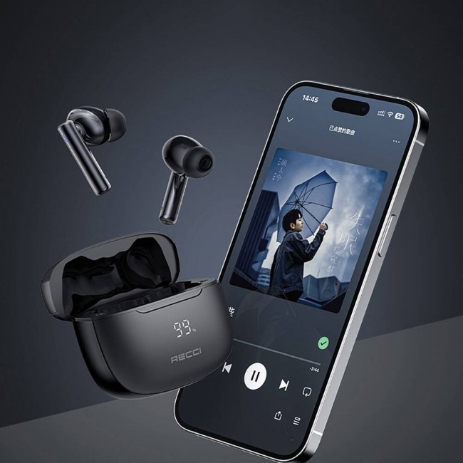 Recci REP-W77 Warrior Serisi ANC Özellikli TWS Kulak İçi Bluetooth v5.3 Kulaklık Recci REP-W77 Warrior Serisi ANC Özellikli TWS Kulak İçi Bluetooth v5.3 Kulaklık