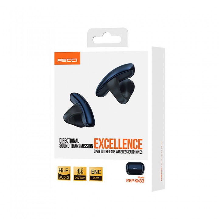 Recci REP-W83 Excellence Serisi ENC Teknolojili Hi-Fi Ses Kaliteli TWS Kulak İçi Bluetooth v5.3 Kulaklık