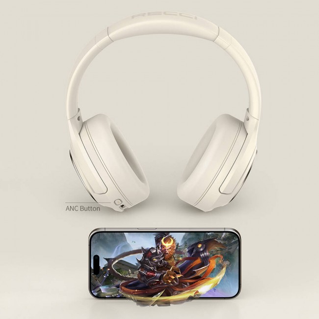 Recci REP-W86 ANC Özellikli Hi-Fi Ses Kaliteli Kulak Üstü Bluetooth v5.3 Kulaklık Recci REP-W86 ANC Özellikli Hi-Fi Ses Kaliteli Kulak Üstü Bluetooth v5.3 Kulaklık
