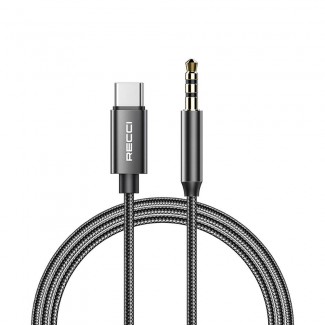 Recci RH03 Type-C to 3.5mm AUX Audio Kablo Recci RH03 Type-C to 3.5mm AUX Audio Kablo