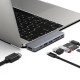 Recci RH08 Type-C to Type-C + SD/TF + USB3.0 + USB2.0 + HDMI + Thunderbolt 3 Bağlantılı 7in2 Hub Recci RH08 Type-C to Type-C + SD/TF + USB3.0 + USB2.0 + HDMI + Thunderbolt 3 Bağlantılı 7in2 Hub