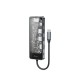 Recci RH17 Type-C to Type-C PD100W + USB3.0 + HDMI + Type-C + RJ45 Bağlantılı 6in1 Hub Recci RH17 Type-C to Type-C PD100W + USB3.0 + HDMI + Type-C + RJ45 Bağlantılı 6in1 Hub