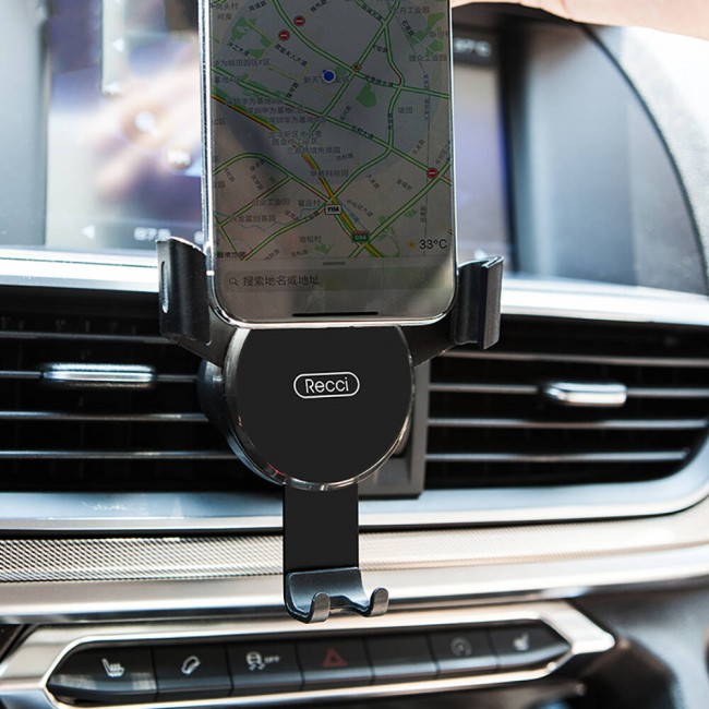 Recci RHO-C05 Kaydırmaz Tasarımlı 360 Derece Dönebilen Başlıklı Araç Telefon Tutucu Recci RHO-C05 Kaydırmaz Tasarımlı 360 Derece Dönebilen Başlıklı Araç Telefon Tutucu