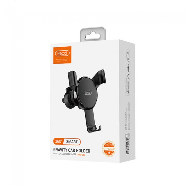 Recci RHO-C05 Kaydırmaz Tasarımlı 360 Derece Dönebilen Başlıklı Araç Telefon Tutucu Recci RHO-C05 Kaydırmaz Tasarımlı 360 Derece Dönebilen Başlıklı Araç Telefon Tutucu