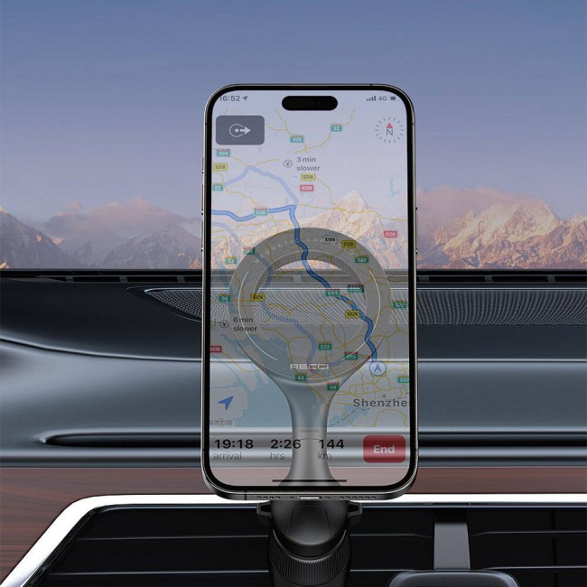 Recci RHO-C42 Magsafe Magnetik 360° Dönebilen Havalandırma Tasarım Araç Telefon Tutucu Recci RHO-C42 Magsafe Magnetik 360° Dönebilen Havalandırma Tasarım Araç Telefon Tutucu