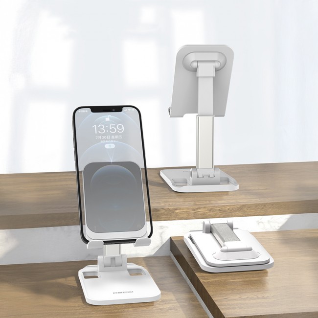 Recci RHO-M10 Ayarlanabilir Katlanabilir 90 Derece Dönebilen Telefon ve Tablet Standı