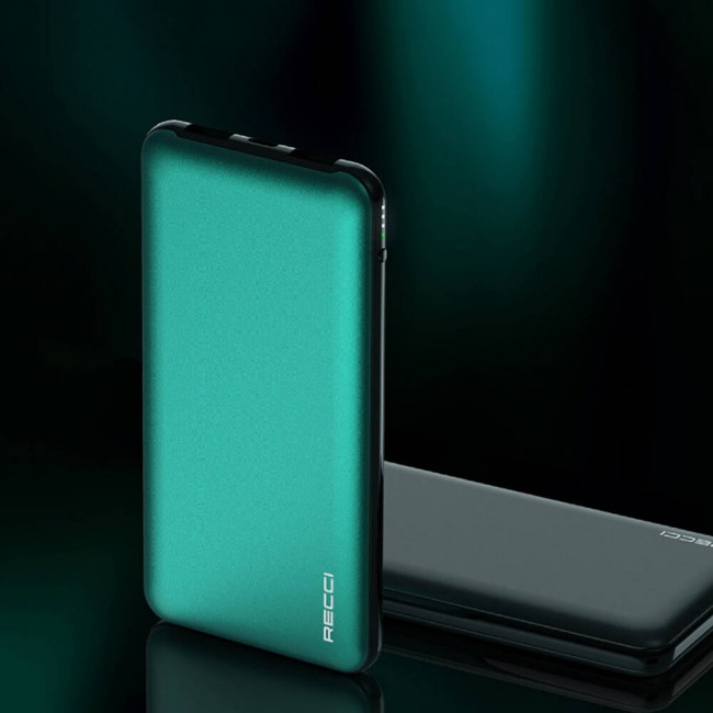 Recci RPB-P05 Greeny Serisi LED Işık Göstergeli Hızlı Şarj Özellikli Taşınabilir Powerbank 22.5W 10000mAh Recci RPB-P05 Greeny Serisi LED Işık Göstergeli Hızlı Şarj Özellikli Taşınabilir Powerbank 22.5W 10000mAh