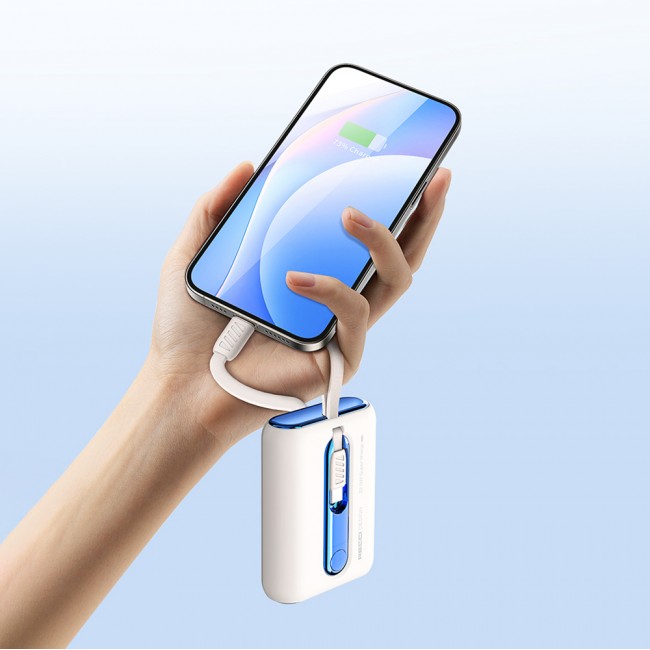 Recci RPB-P12C PD 20W Askı İpli Hızlı Şarj Özellikli Type-C Kablolu Powerbank 22.5W 10.000mAh Recci RPB-P12C PD 20W Askı İpli Hızlı Şarj Özellikli Type-C Kablolu Powerbank 22.5W 10.000mAh