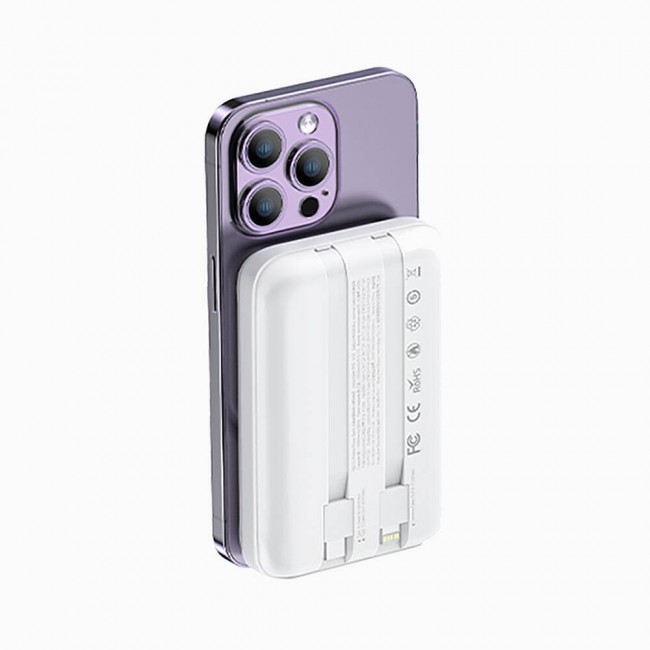 Recci RPB-W10 Polaris Serisi Çift Kablolu LED Dijital Göstergeli Wireless Powerbank 15W 10000mAh Recci RPB-W10 Polaris Serisi Çift Kablolu LED Dijital Göstergeli Wireless Powerbank 15W 10000mAh