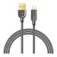 Recci RS02L Smart Power-Off Serisi Hızlı Şarj Özellikli Lightning To USB-A Kablo 1M Recci RS02L Smart Power-Off Serisi Hızlı Şarj Özellikli Lightning To USB-A Kablo 1M
