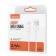 Recci RS06L USB-A to Lightning 2.4A Hızlı Şarj Özellikli Data ve Şarj Kablosu 1M Recci RS06L USB-A to Lightning 2.4A Hızlı Şarj Özellikli Data ve Şarj Kablosu 1M