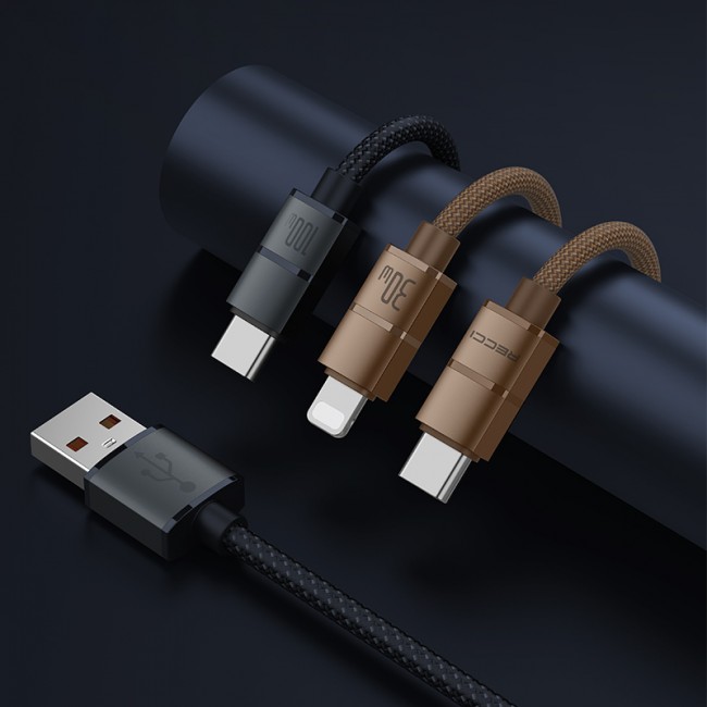 Recci RS08C Warrior Serisi USB-A to Type-C 100W Hızlı Şarj Özellikli Data ve Şarj Kablosu 1.2M Recci RS08C Warrior Serisi USB-A to Type-C 100W Hızlı Şarj Özellikli Data ve Şarj Kablosu 1.2M