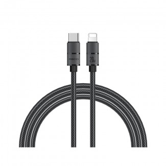 Recci RS08CLPD Warrior Serisi 20W Hızlı Şarj Özellikli Type-C To Lightning PD Kablo 1.2M Recci RS08CLPD Warrior Serisi 20W Hızlı Şarj Özellikli Type-C To Lightning PD Kablo 1.2M