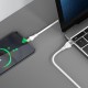 Recci RS11C Swift Serisi USB-A to Tepe-C 3A Hızlı Şarj Özellikli Data ve Şarj Kablosu 1M