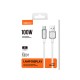 Recci RS42C Lamp Display Serisi USB-A to Type-C 100W Hızlı Şarj Özellikli Data ve Şarj Kablosu 1.5M