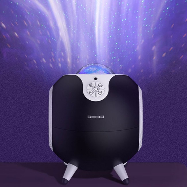 Recci RSK-W22 Starry Sky Serisi Hi-Fi Aurora Lambalı Wireless Bluetooth 5.2 Speaker Hoparlör 10W Recci RSK-W22 Starry Sky Serisi Hi-Fi Aurora Lambalı Wireless Bluetooth 5.2 Speaker Hoparlör 10W