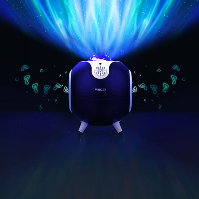 Recci RSK-W22 Starry Sky Serisi Hi-Fi Aurora Lambalı Wireless Bluetooth 5.2 Speaker Hoparlör 10W Recci RSK-W22 Starry Sky Serisi Hi-Fi Aurora Lambalı Wireless Bluetooth 5.2 Speaker Hoparlör 10W