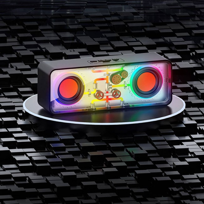 Recci RSK-W38 Space Station Serisi RGB Led Işıklı Bluetooth Hoparlör FM Radio Özellikli Recci RSK-W38 Space Station Serisi RGB Led Işıklı Bluetooth Hoparlör FM Radio Özellikli