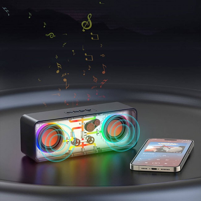 Recci RSK-W38 Space Station Serisi RGB Led Işıklı Bluetooth Hoparlör FM Radio Özellikli Recci RSK-W38 Space Station Serisi RGB Led Işıklı Bluetooth Hoparlör FM Radio Özellikli