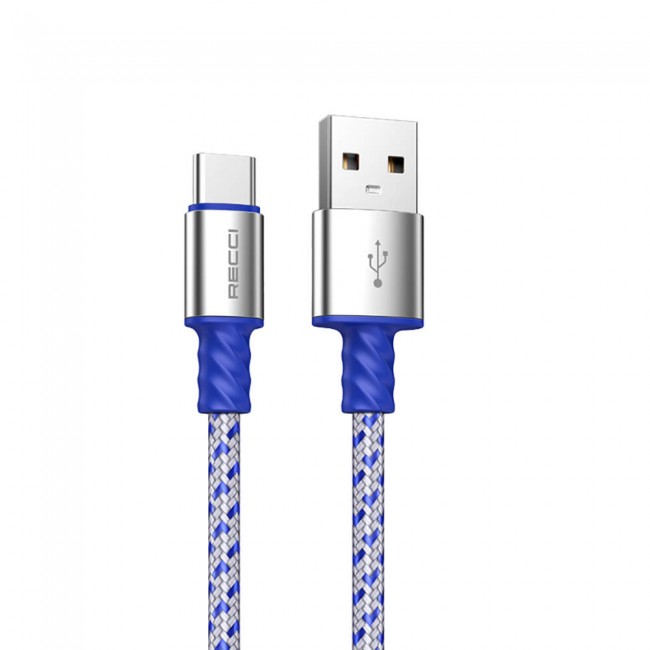 Recci RTC-N33C Instant Serisi USB-A to Type-C 3A Hızlı Şarj Özellikli Şarj ve Data Kablosu 2M Recci RTC-N33C Instant Serisi USB-A to Type-C 3A Hızlı Şarj Özellikli Şarj ve Data Kablosu 2M