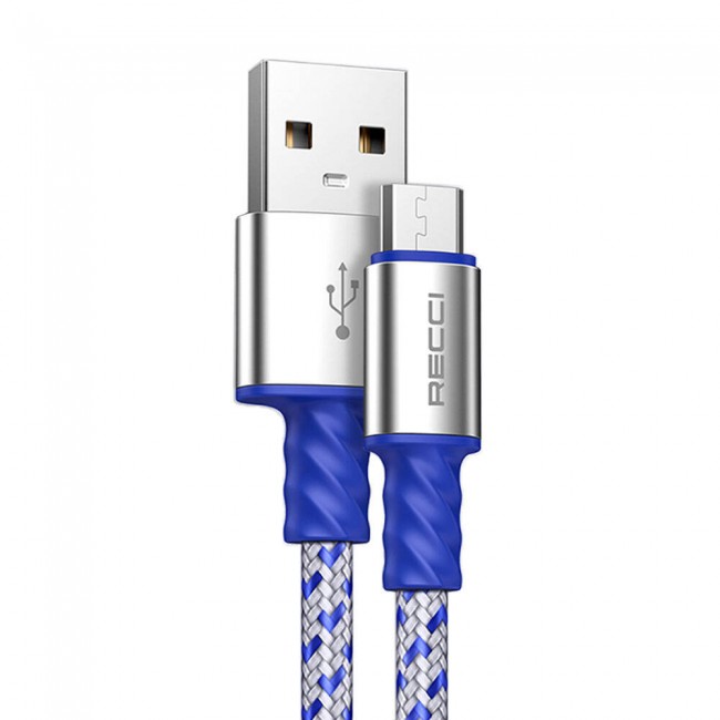 Recci RTC-N33M Instant Serisi USB-A to Micro 2.4A Hızlı Şarj Özellikli Şarj ve Data Kablosu 2M Recci RTC-N33M Instant Serisi USB-A to Micro 2.4A Hızlı Şarj Özellikli Şarj ve Data Kablosu 2M