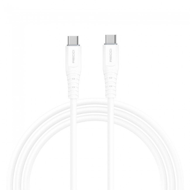 Recci RTC-P09CC Silicone Serisi 65W Hızlı Şarj Özellikli Type-C To Type-C PD Kablo 1.5M Recci RTC-P09CC Silicone Serisi 65W Hızlı Şarj Özellikli Type-C To Type-C PD Kablo 1.5M