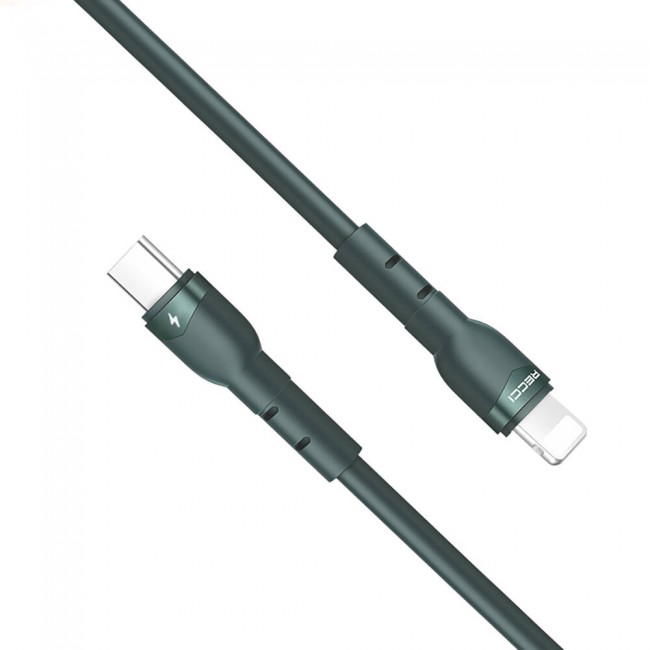 Recci RTC-P35CL Hızlı Şarj Özellikli 100cm Type-C to Lightning Kablo Recci RTC-P35CL Hızlı Şarj Özellikli 100cm Type-C to Lightning Kablo