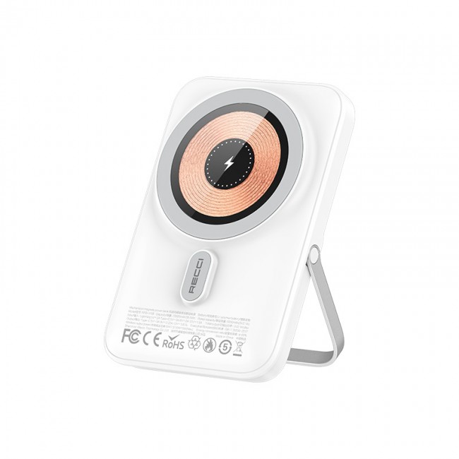 Recci W08 Metal Standlı 15W Magsafe Şarj Özellikli 20W PD Hızlı Şarj Powerbank 10000mAh Recci W08 Metal Standlı 15W Magsafe Şarj Özellikli 20W PD Hızlı Şarj Powerbank 10000mAh