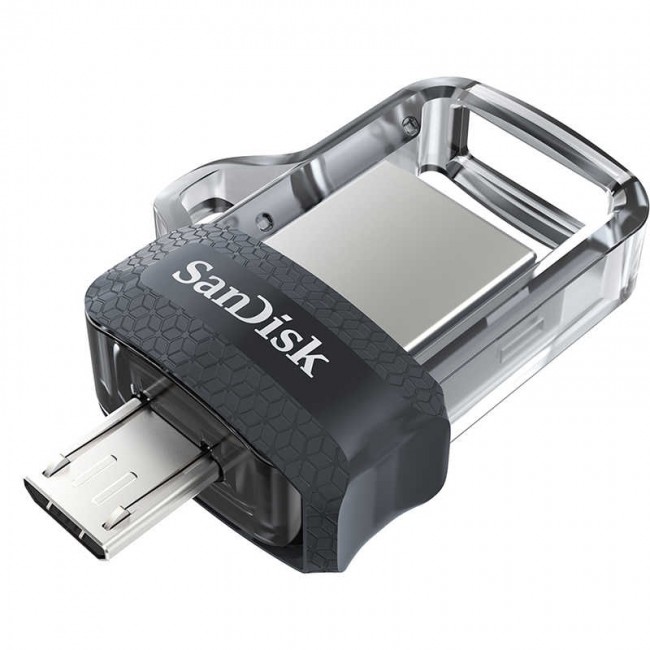 Sandisk Dual Drive 32 GB M3.0 Micro OTG Flash Disk Sandisk Dual Drive 32 GB M3.0 Micro OTG Flash Disk