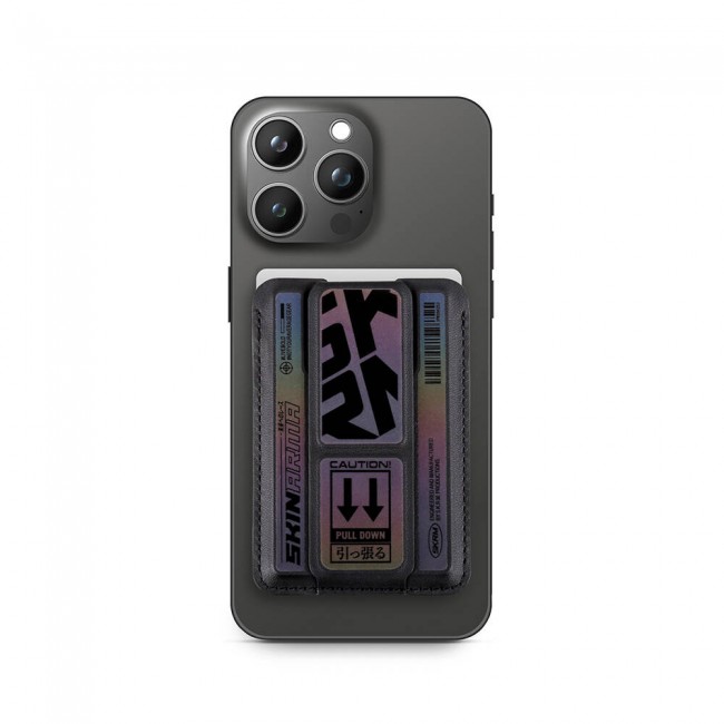 SkinArma Kado Kira Kobai Holografik Tasarımlı Standlı Deri Görünümlü Kartlık SkinArma Kado Kira Kobai Holografik Tasarımlı Standlı Deri Görünümlü Kartlık
