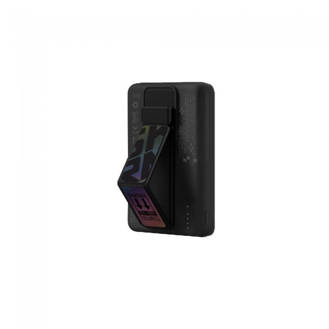 SkinArma Kira Kobai Holografik Tasarımlı Standlı Wireless ve PD Hızlı Şarj Özellikli Powerbank 15W 10000mAh SkinArma Kira Kobai Holografik Tasarımlı Standlı Wireless ve PD Hızlı Şarj Özellikli Powerbank 15W 10000mAh