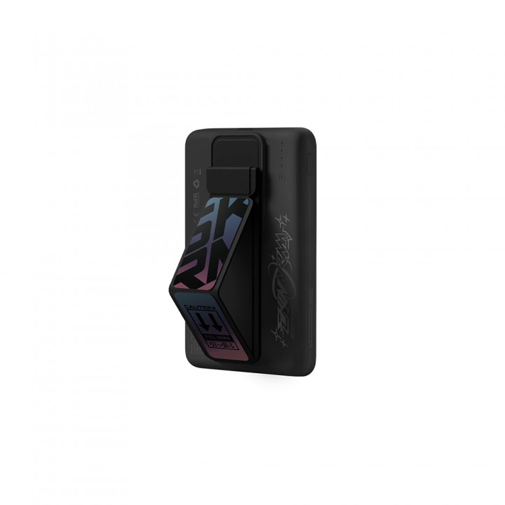 SkinArma Kira Kobai Holografik Tasarımlı Standlı Wireless ve PD Hızlı Şarj Özellikli Powerbank 15W 5000mAh