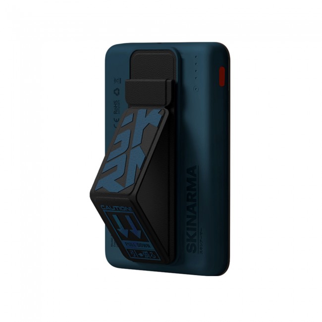 SkinArma Spunk Taşınabilir Wireless Şarj ve PD Hızlı Şarj Özellikli Powerbank 15W 5000mAh SkinArma Spunk Taşınabilir Wireless Şarj ve PD Hızlı Şarj Özellikli Powerbank 15W 5000mAh