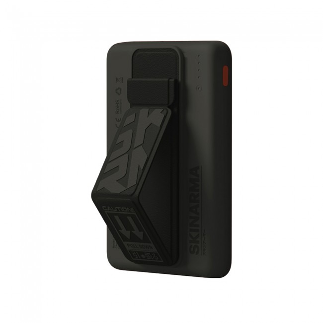 SkinArma Spunk Taşınabilir Wireless Şarj ve PD Hızlı Şarj Özellikli Powerbank 15W 5000mAh SkinArma Spunk Taşınabilir Wireless Şarj ve PD Hızlı Şarj Özellikli Powerbank 15W 5000mAh