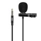 Soaiy MK3 3.5mm Canlı Yayın Yaka Mikrofonu Soaiy MK3 3.5mm Canlı Yayın Yaka Mikrofonu