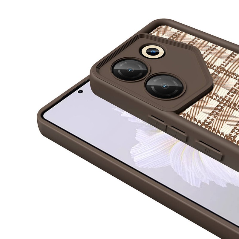 Bal-z Tecno Camon 20 Pro 5G Kılıf Kamera Korumalı Baskılı Arka Yüzey  Klas Kapak