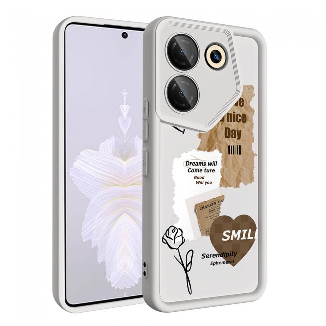 Tecno Camon 20 Pro 5G Kılıf Kamera Korumalı Baskılı Arka Yüzey Zore Klas Kapak Tecno Camon 20 Pro 5G Kılıf Kamera Korumalı Baskılı Arka Yüzey Zore Klas Kapak