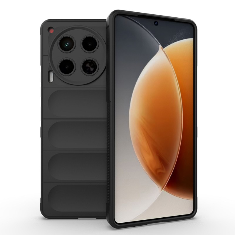 Bal-z Tecno Camon 30 4G Kılıf Esnek TPU Oyuklu Arka Yüzey Tasarımlı Zore Etnik Silikon Kapak