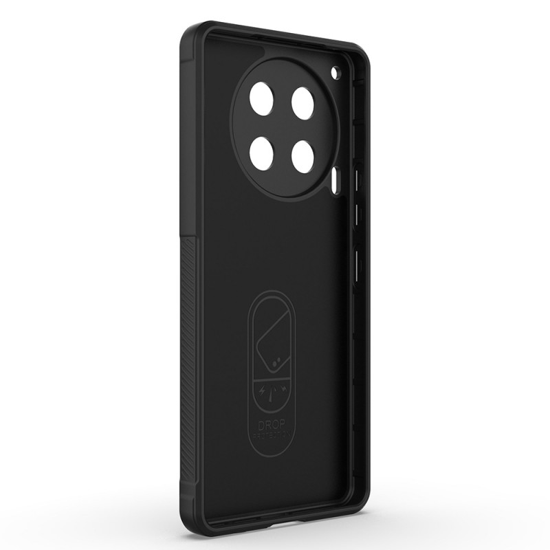 Bal-z Tecno Camon 30 4G Kılıf Esnek TPU Oyuklu Arka Yüzey Tasarımlı Zore Etnik Silikon Kapak