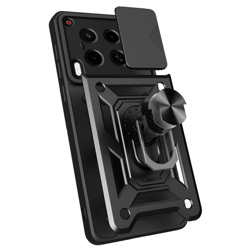 Bal-z Tecno Camon 30 Kılıf Magnetik Standlı Kamera Korumalı  Sürgülü Vega Kapak