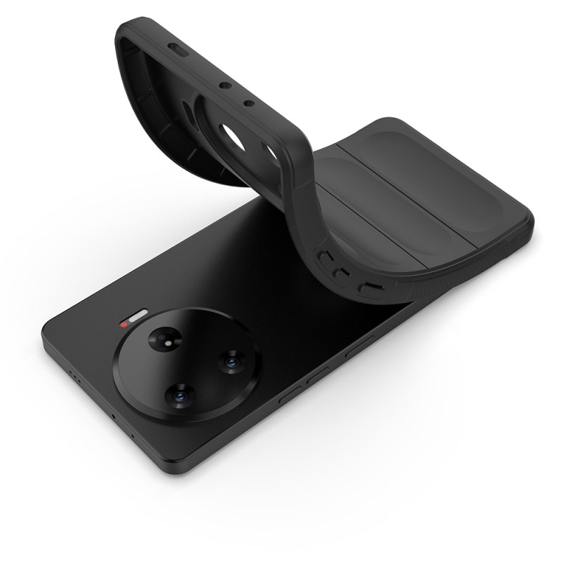 Bal-z Tecno Camon 30 Pro 5G Kılıf Esnek TPU Oyuklu Arka Yüzey Tasarımlı Zore Etnik Silikon Kapak